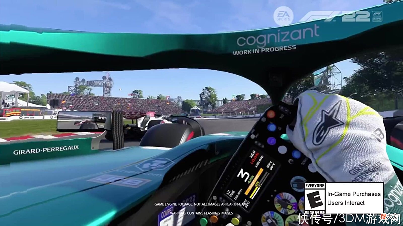 【游戏世界】《F122》新预告片展示了PC独占VR实机视频