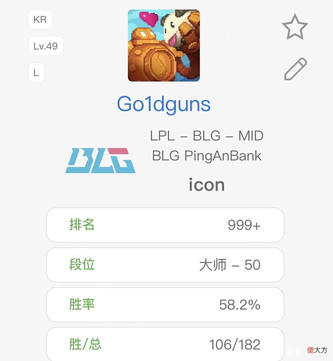 【游戏世界】LPL夏季赛：恭喜icon！BLG官宣：icon加入，担任中单位置
