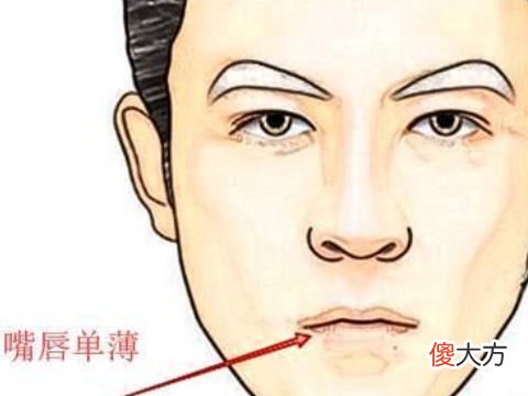上嘴唇薄的男人面相好不好