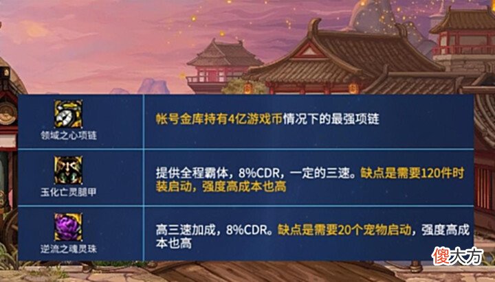【游戏世界】DNF:新版本九大强力史诗,角色装备搭配首选,你都爆了几个