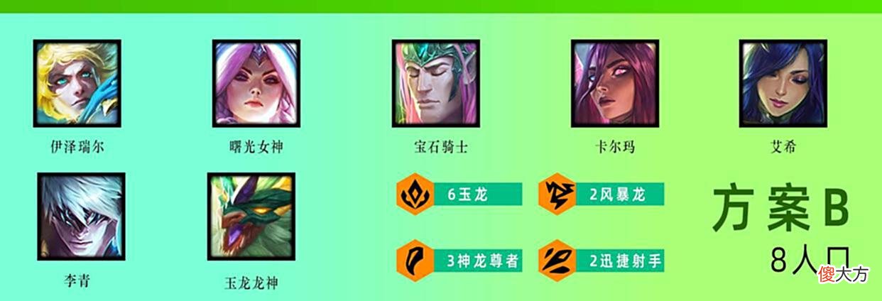 【游戏迷】云顶之弈，玉龙泽霞，中期无敌。后期直接上分！