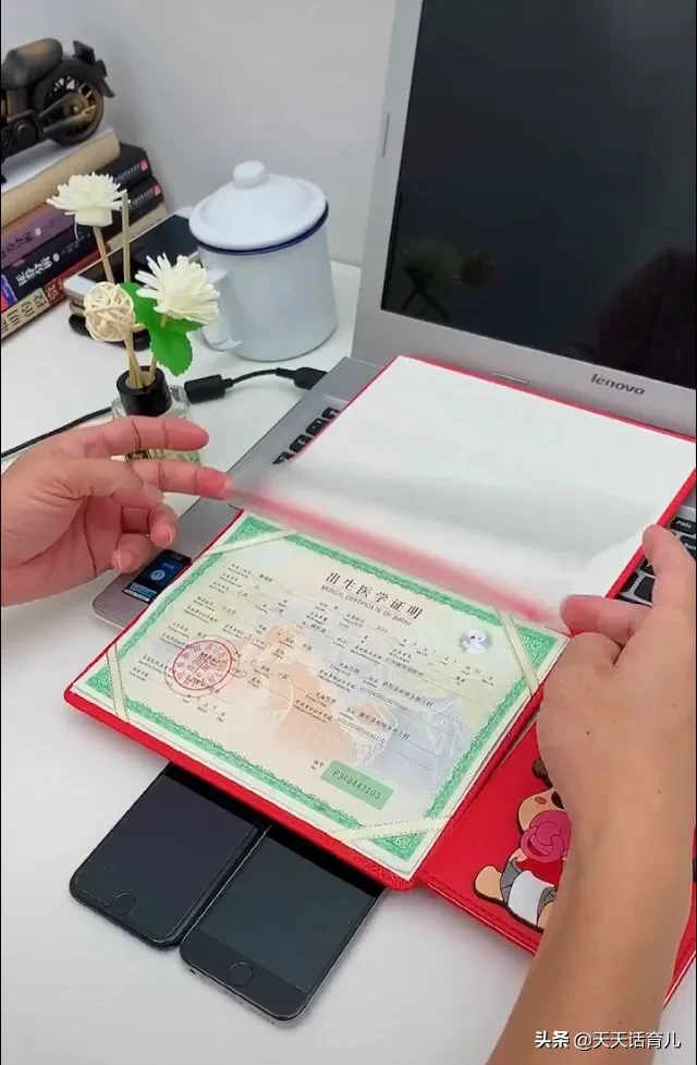 都说出生证明是唯一一个妈妈名字写在爸爸前面的，知道为什么吗？因为这张纸是妈妈拿命