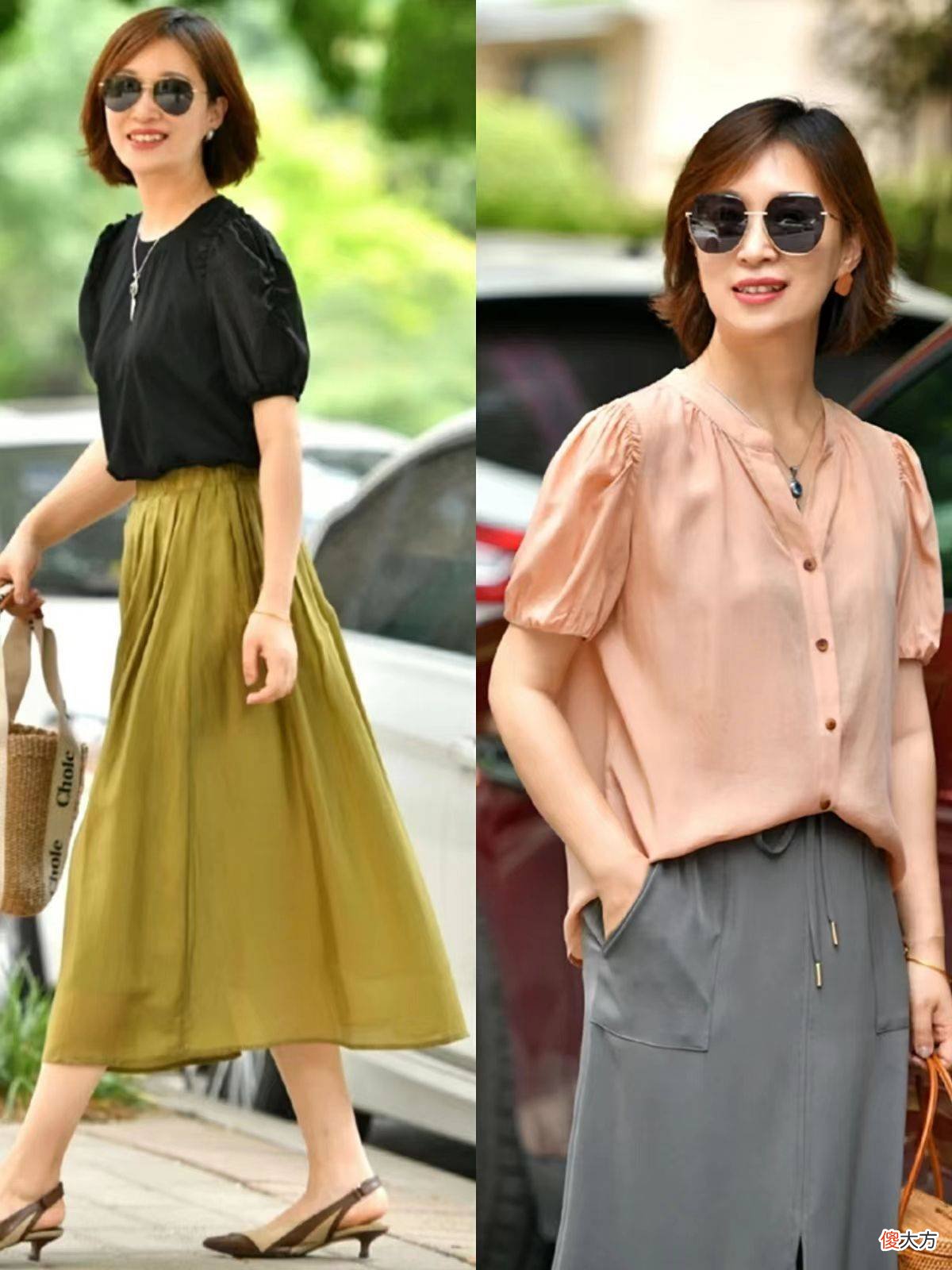 【时尚一点】奶奶衫过时了，今夏炸街的是“小衫”，50岁女人穿又美又洋气！