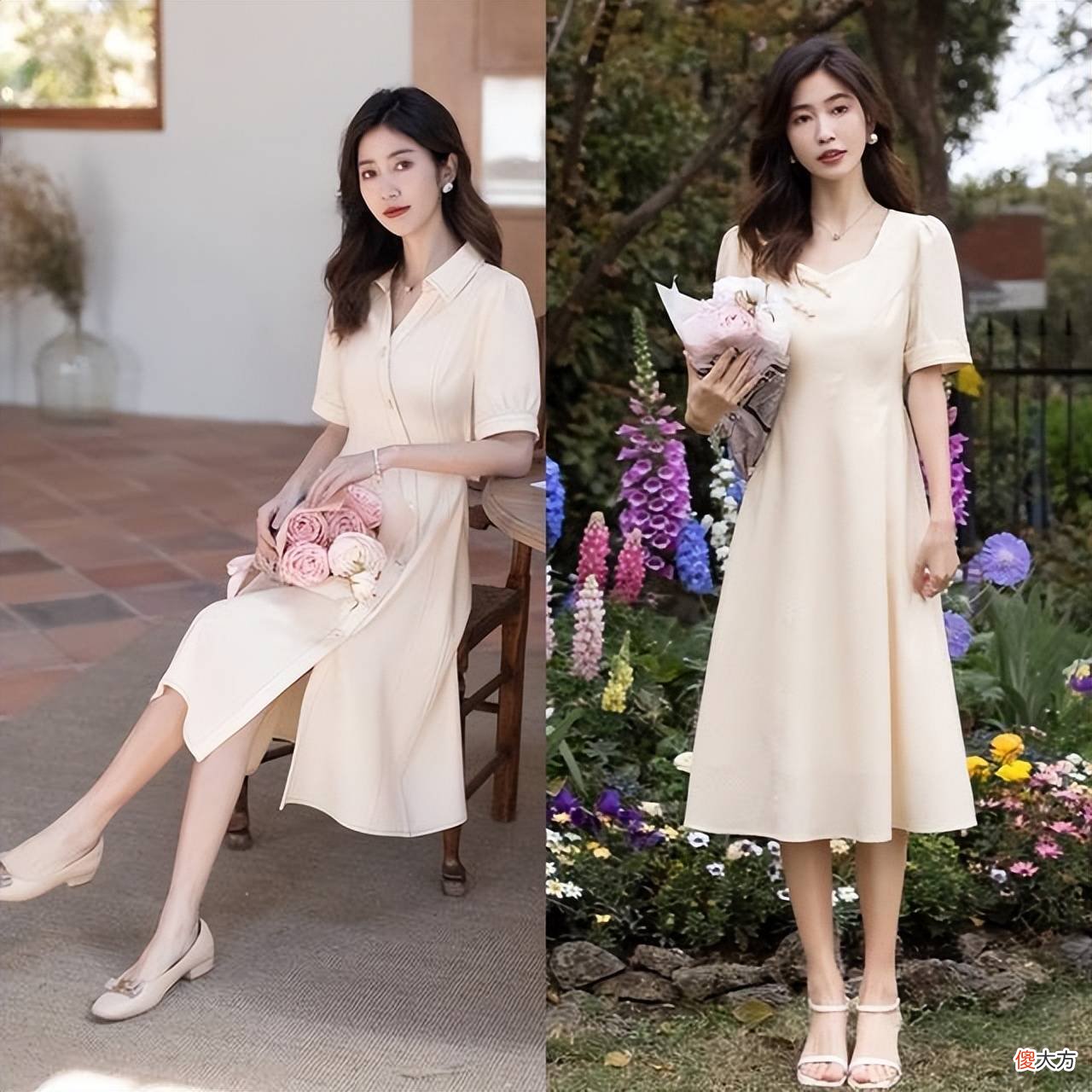 【就爱时尚】裙子是盛夏的献礼，会穿裙子的女人，时髦温柔又有女人味