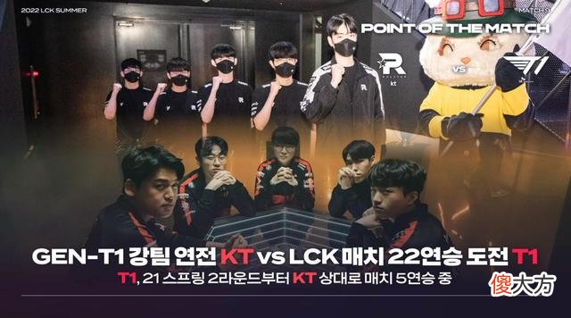 【游戏世界】LCK夏季赛:T1继续科研!李哥卡萨丁Keria青钢影无功爆冷不敌KT