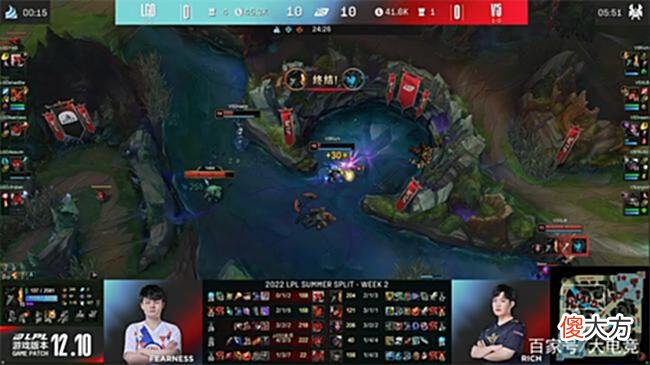 【游戏世界】LOL-LPL：Rich天使卧薪尝胆惊艳团战，V5防守反击2:0击败LGD