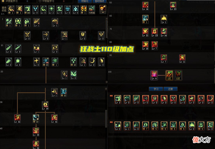 【游戏迷】dnf剑魂职业110级红眼常规3种流派对于狂战士主流搭配