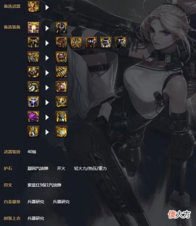 【游戏世界】105SS全职业搭配第14期：女弹药2种流派推荐
