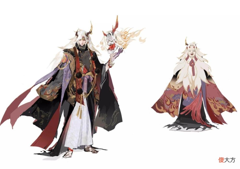 【游戏世界】阴阳师：美术组一口气公开5款皮肤，茨林后背浮现了酒吞的身影