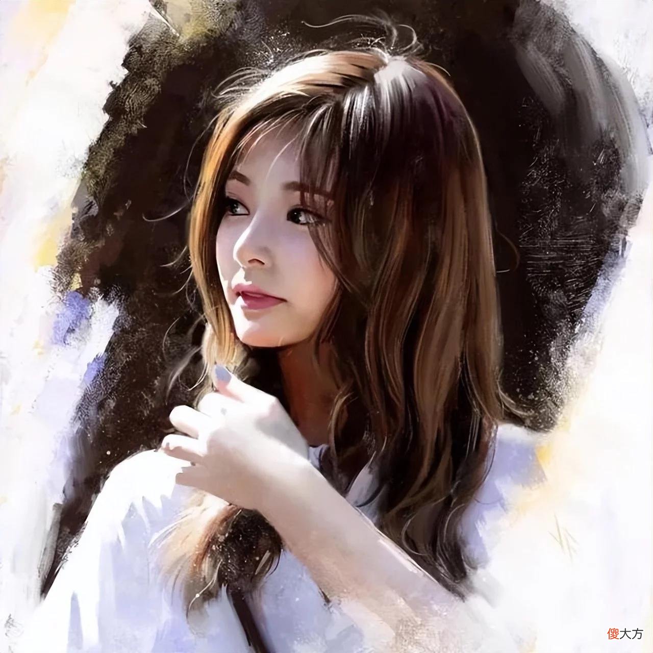 【时尚一点】年轻而性感的美女，神情优雅，软玉温香