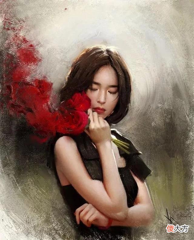 【时尚一点】年轻而性感的美女，神情优雅，软玉温香