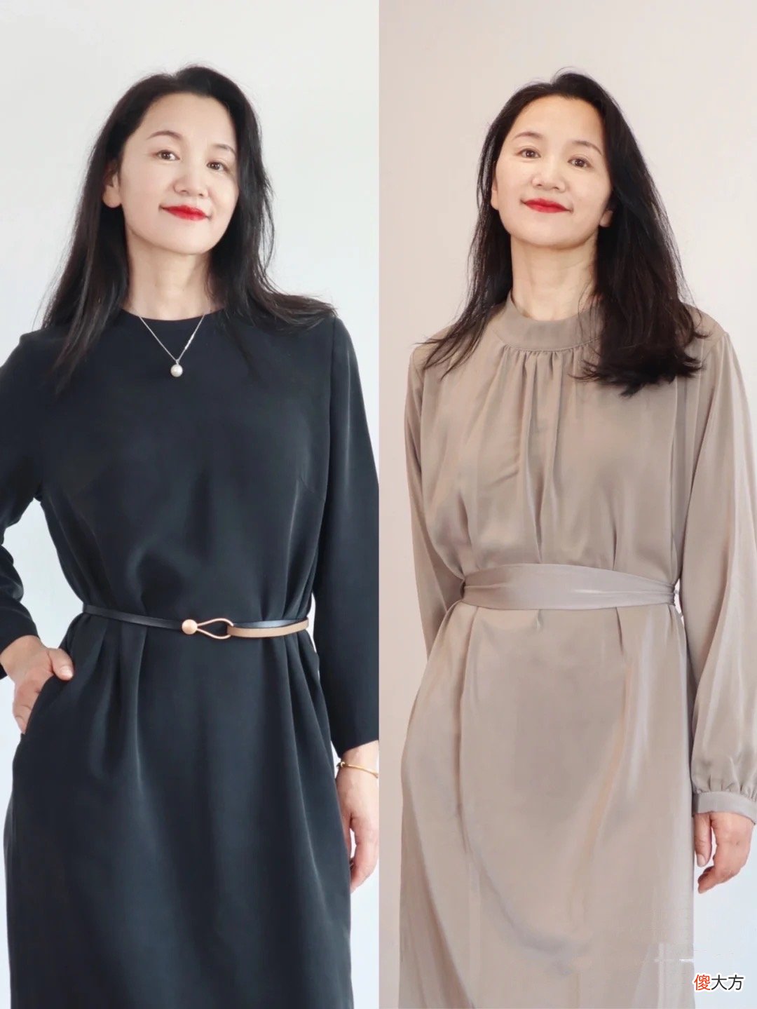 【时尚一点】50＋女性穿搭模板，连衣裙优雅、半身裙大方，美得优雅精致很温柔