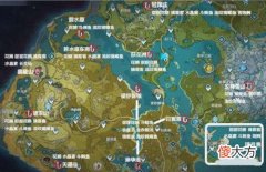 原神璃月钓鱼点分布图位置大全2022最新