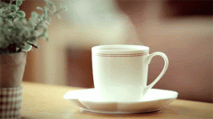 画桌布上的小茶杯 桌子上的茶杯简笔画
