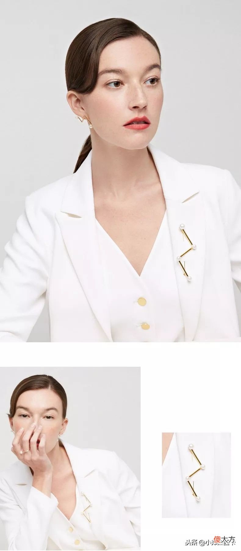 胸针才是我们职业女性的好伙伴 职业装胸针
