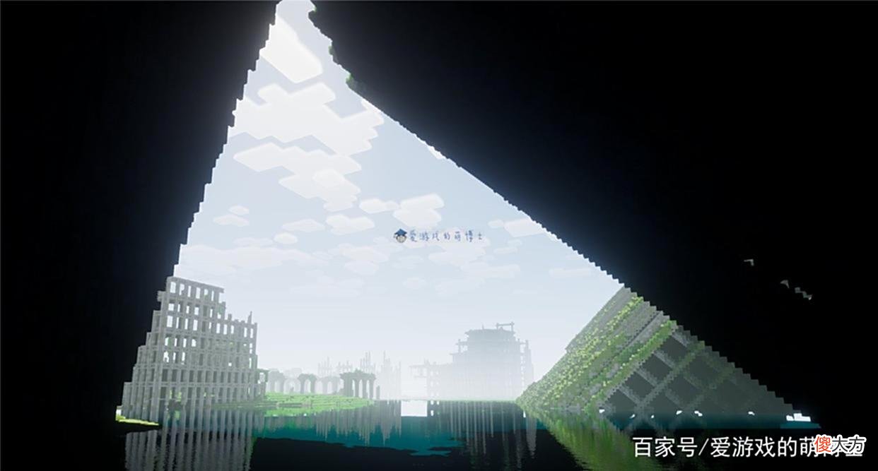 【游戏世界】我的世界玩家打造了一座沉没都市，让人想起《尼尔：机械纪元》