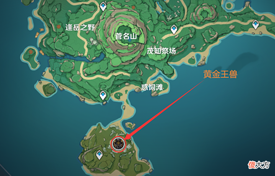 【游戏世界】原神：荒泷一斗 突破材料，素材收集路径