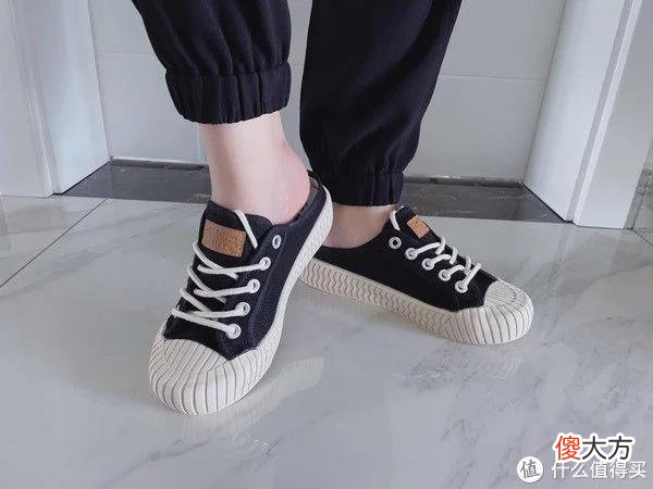 【时尚一点】618剁手记 篇十二:经典+时尚融合,休闲舒适两相宜的平价好鞋—飞跃半拖帆布鞋