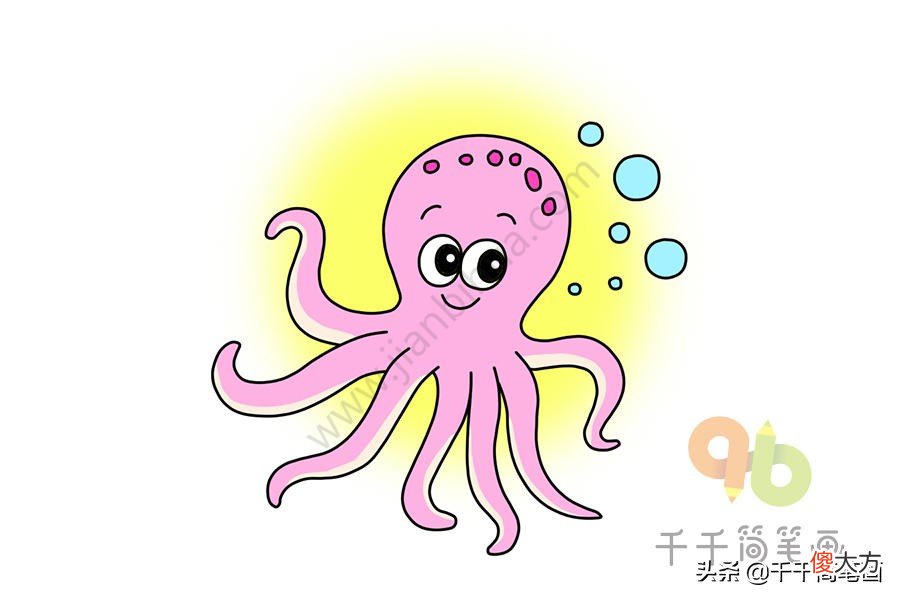 来一波超萌超简单的海洋生物简笔画吧 海洋生物简笔画 简单