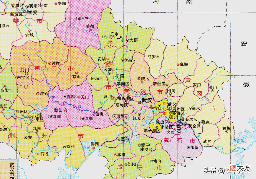 湖北省的区划变动 湖北省区划调整