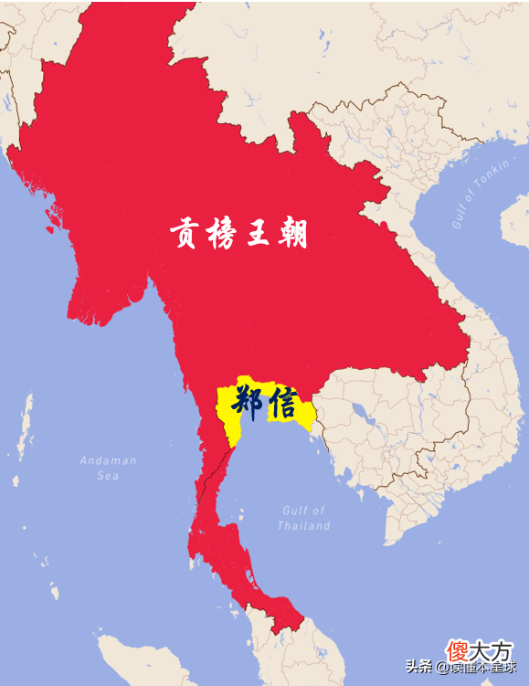 泰国南部旁，缅甸为何多出一块狭长的领土？