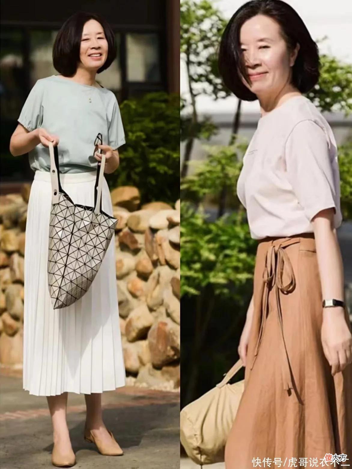 【时尚一点】这才是中年妈妈该有的样子：打扮优雅舒适，短发不过肩，赏心悦目