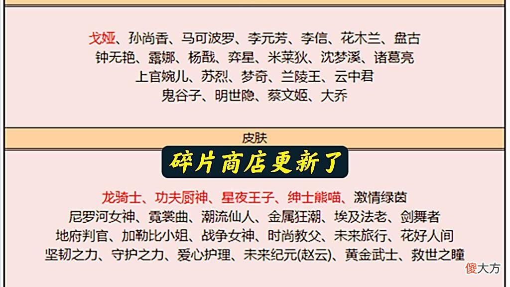 【游戏世界】王者荣耀：新赛季第1天活动多，8款皮肤迎来升级，永久史诗记得拿