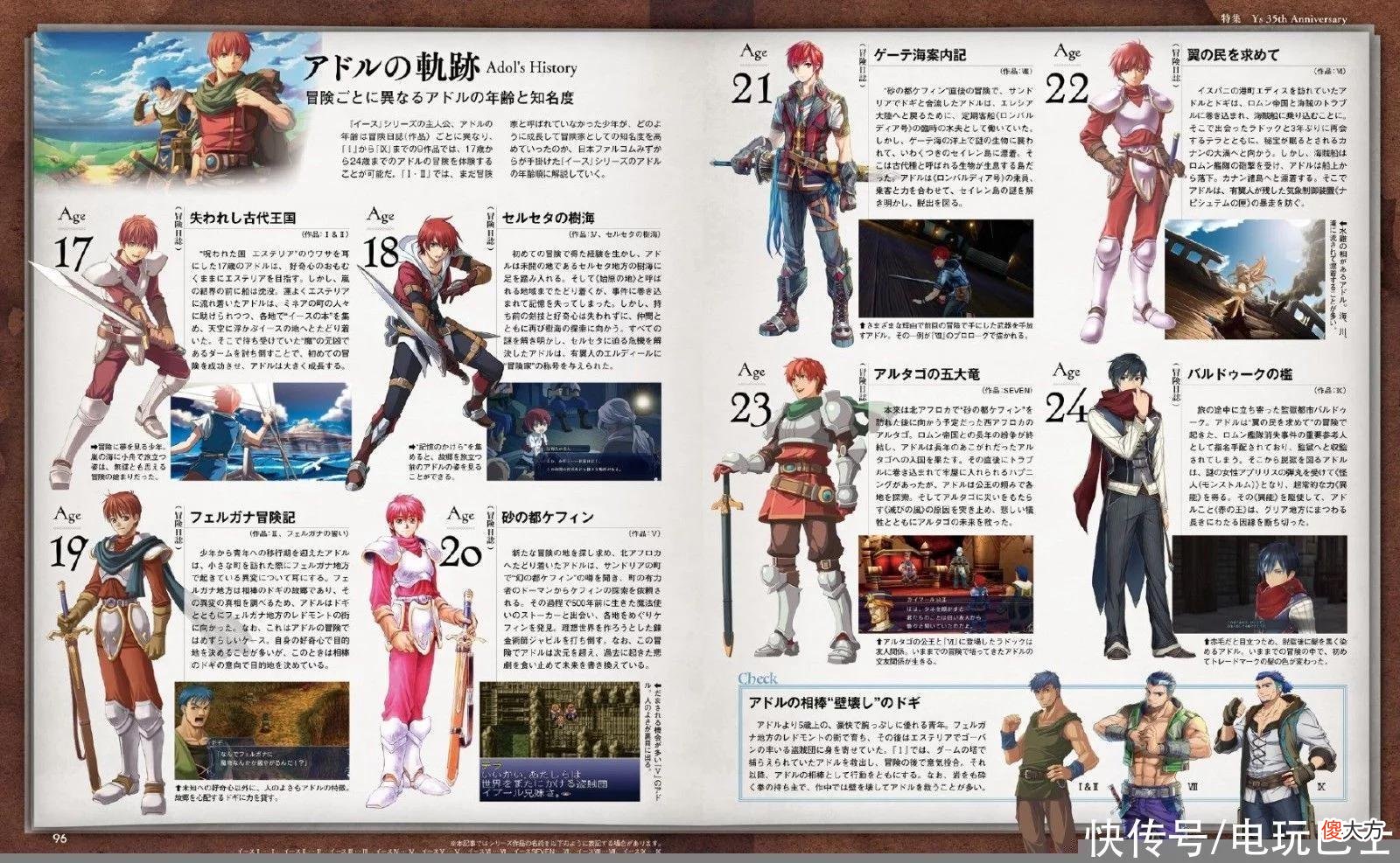 【游戏迷】Fami通公开《伊苏X》设定图 女主角手持盾&斧
