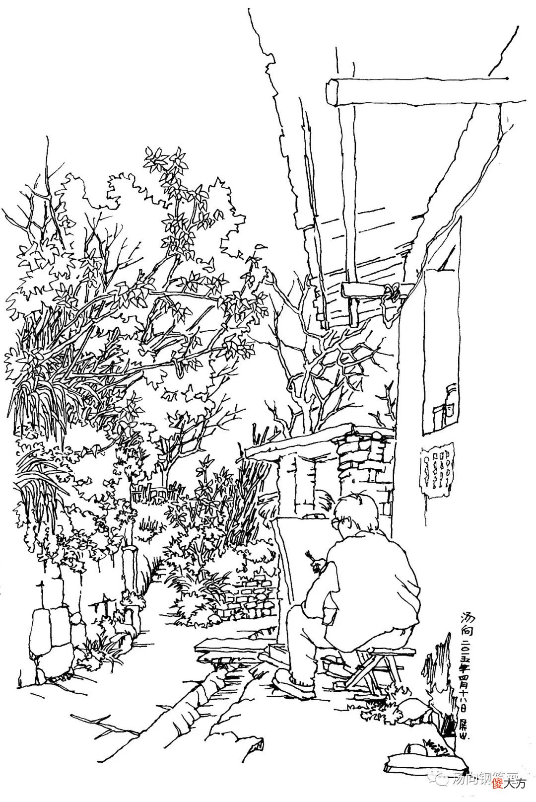 针管笔是绘制图纸的基本工具之一 针管笔图画