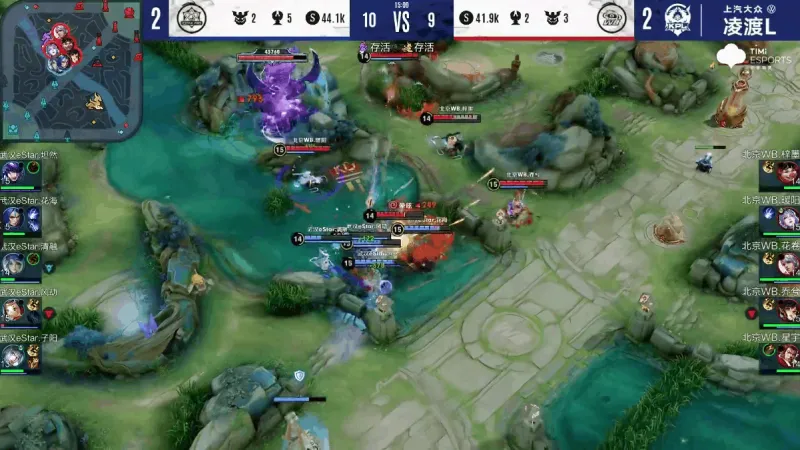 【游戏世界】[赛后]北京WB3-2武汉ES，鏖战五局风龙取胜，WB成功保S