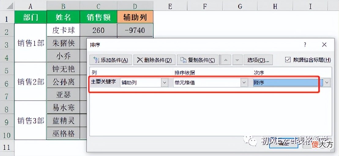 如何对合并单元格内的数据排序 怎么对有合并单元格的数据排序