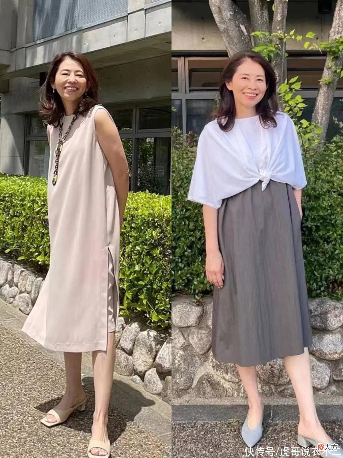 【就爱时尚】女人若是年过半百最好少穿牛仔裤，学学这些优雅妈妈，衣着很入时