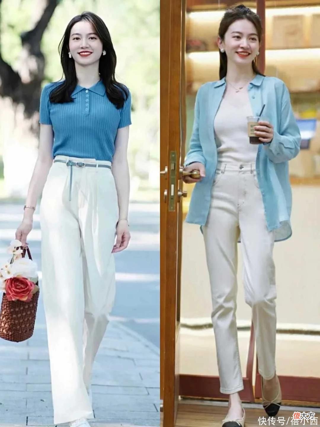【时尚一点】身材普通的女孩，穿衬衫还是穿T恤？教你3个穿搭技巧，更有气质