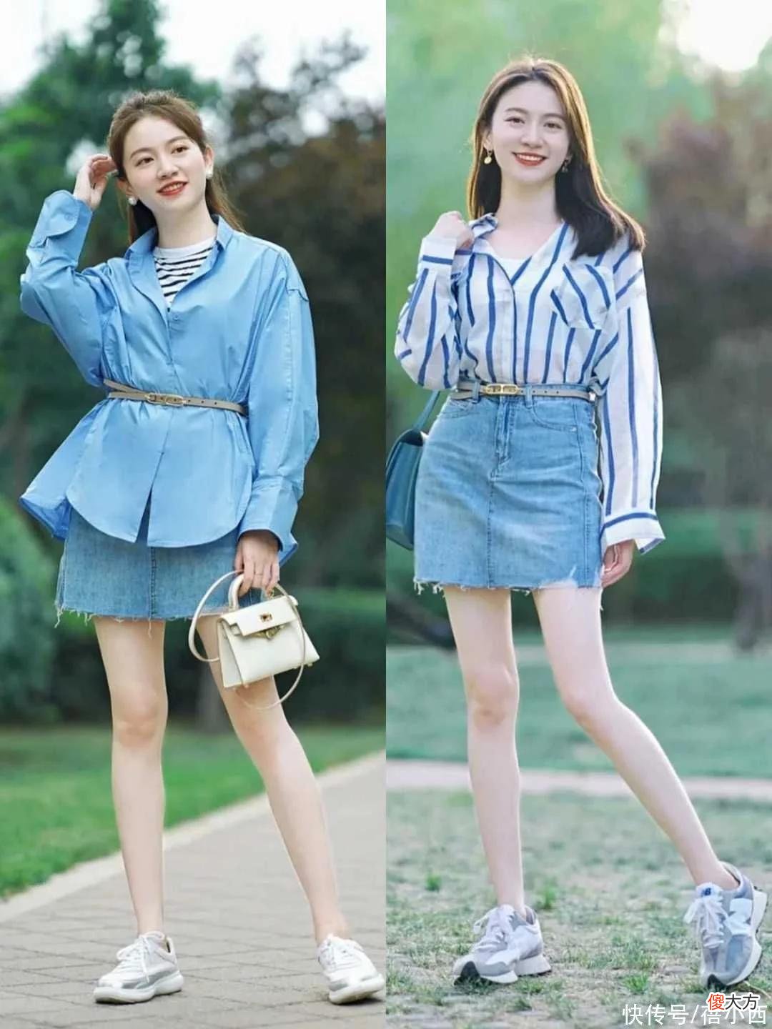 【时尚一点】身材普通的女孩，穿衬衫还是穿T恤？教你3个穿搭技巧，更有气质