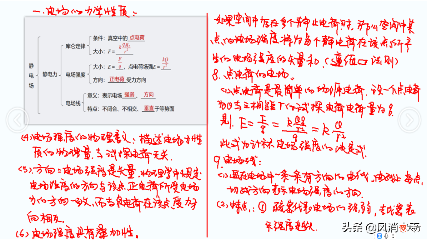 静电场的力学性质 静电场的力学性质用什么表征