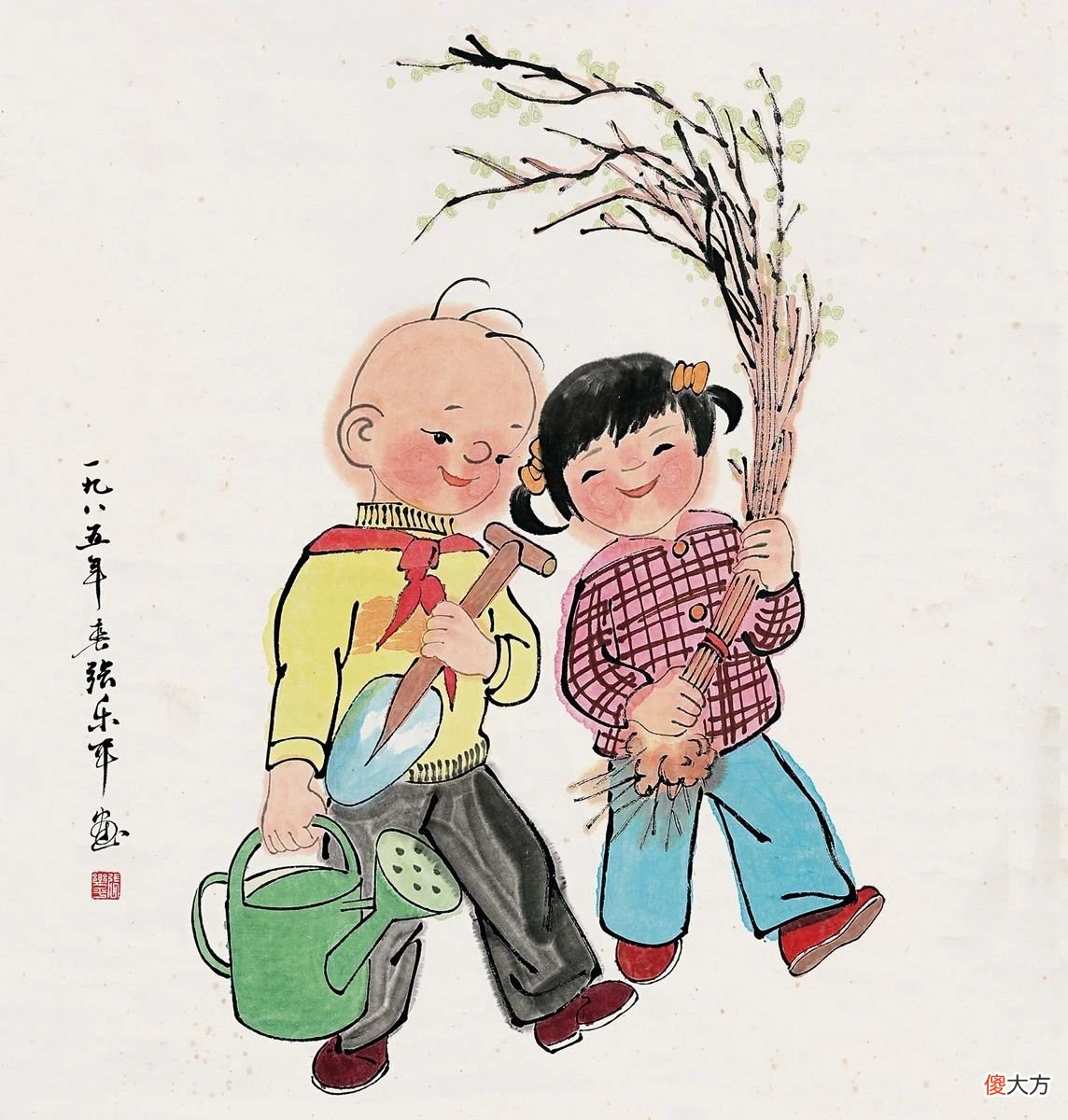 他就是我们熟悉的三毛 他这个人就像当年的三毛
