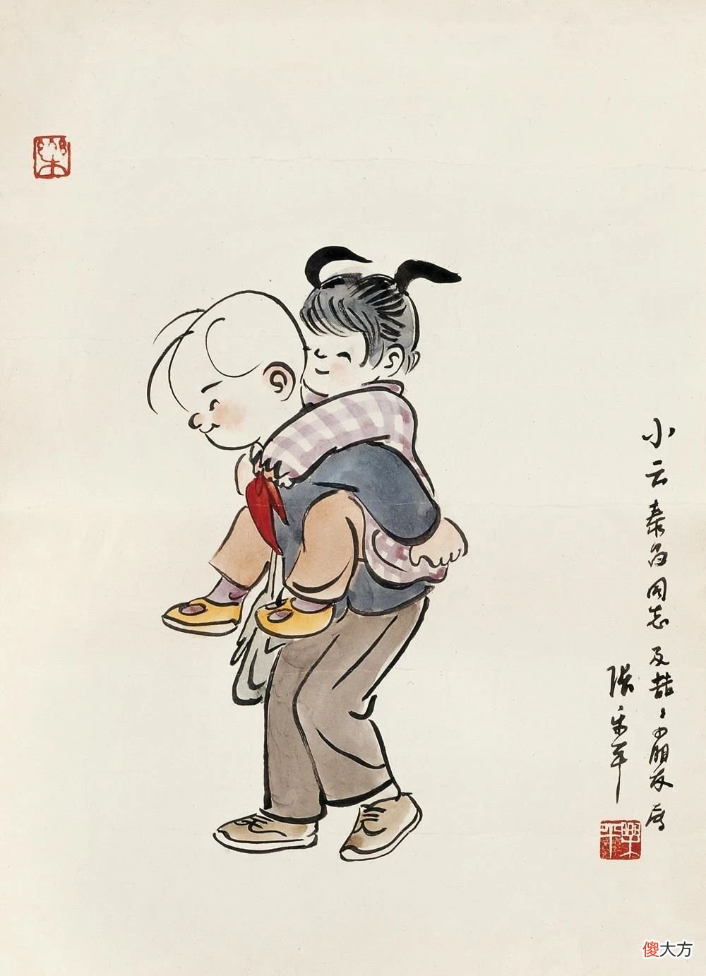 他就是我们熟悉的三毛 他这个人就像当年的三毛