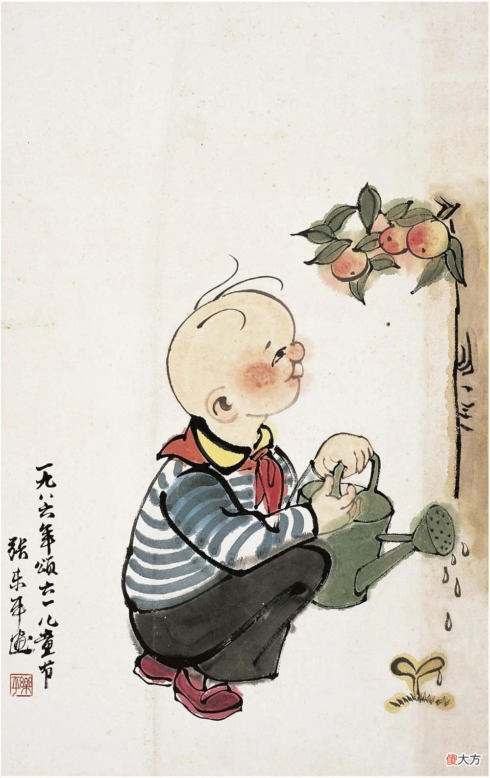 他就是我们熟悉的三毛 他这个人就像当年的三毛