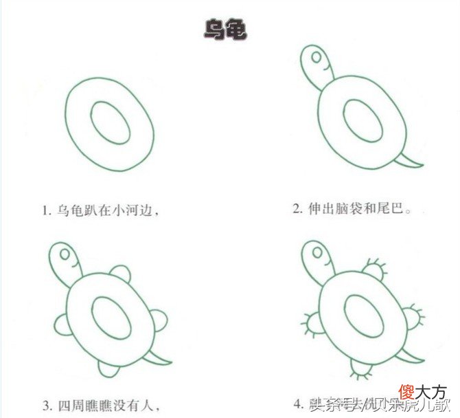 从简笔画开始的艺术天赋哦~ 画画从简笔画开始