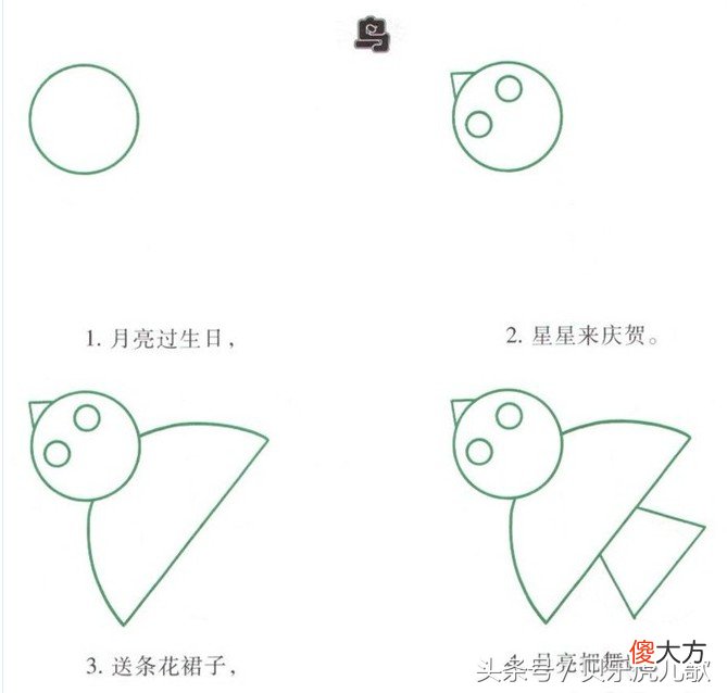 从简笔画开始的艺术天赋哦~ 画画从简笔画开始