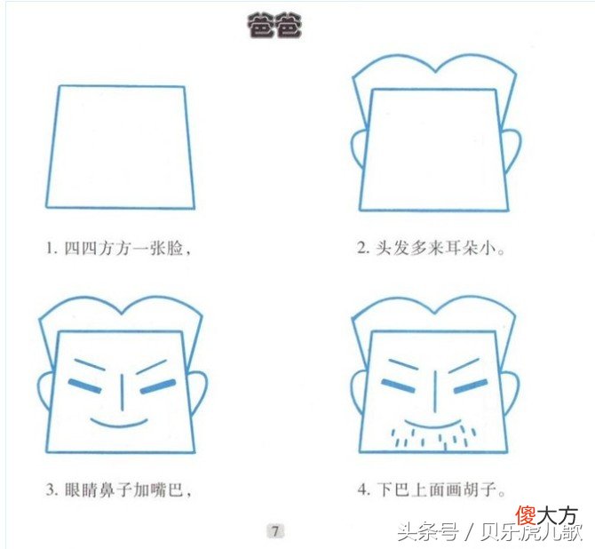 从简笔画开始的艺术天赋哦~ 画画从简笔画开始