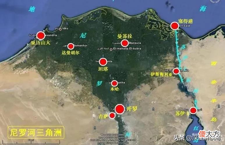 横穿世界两大著名沙漠的尼罗河 尼罗河 沙漠