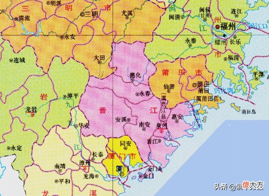福建省的区划变动 福建区划变革
