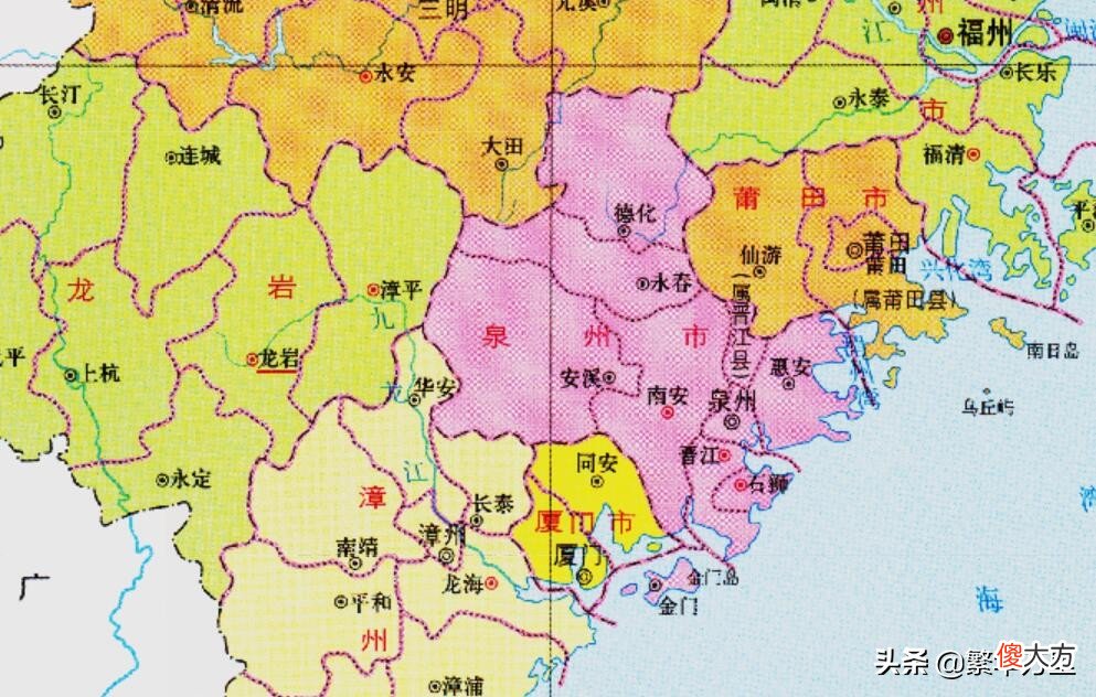 福建省的区划变动 福建区划变革