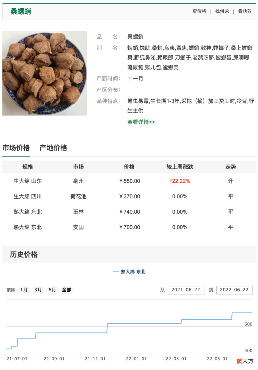 桑树上的一种虫卵，过去农村孩子尿床就用它烤火吃，如今极为珍贵，600元/斤