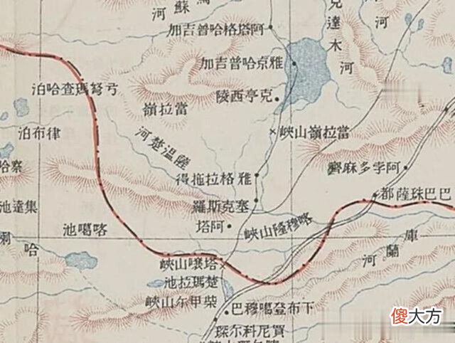 【历史故事】「珍稀舆图」晚清《青海西藏图》