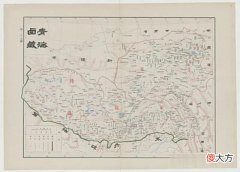 【历史故事】「珍稀舆图」晚清《青海西藏图》