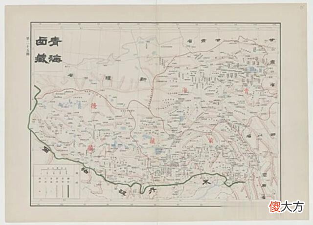 【历史故事】「珍稀舆图」晚清《青海西藏图》
