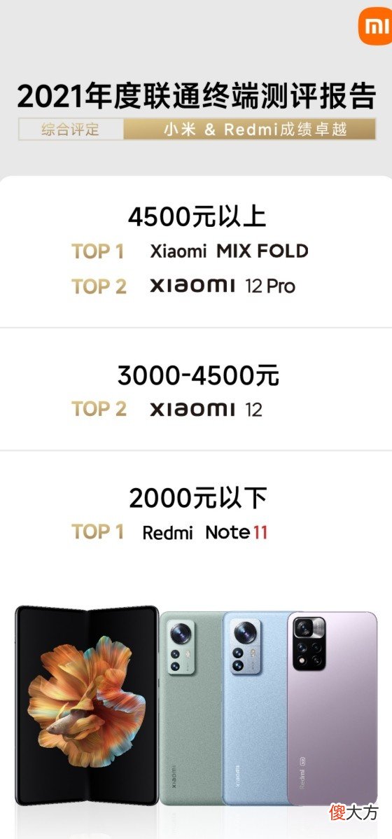 四款小米手机表现出色 小米最优秀的手机
