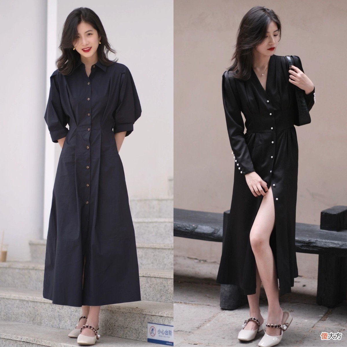 【时尚一点】裙子下面少穿平底鞋，今年流行：低跟鞋＋裙子，显高又有女人味
